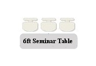 6ft seminar table