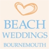 Bournemouth Beach Weddings use folding tables and tablecloths supplied by AML