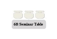 6ft seminar table