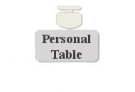 personal table for one